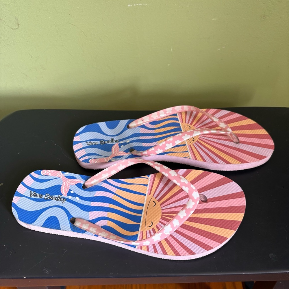Vera Bradley Sunset Flip Flops